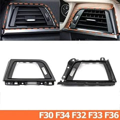 Front Ac Vent Outer Frame Matt Chrome 64229346226 Compatible With BMW 3-Series F30 & F34 GT