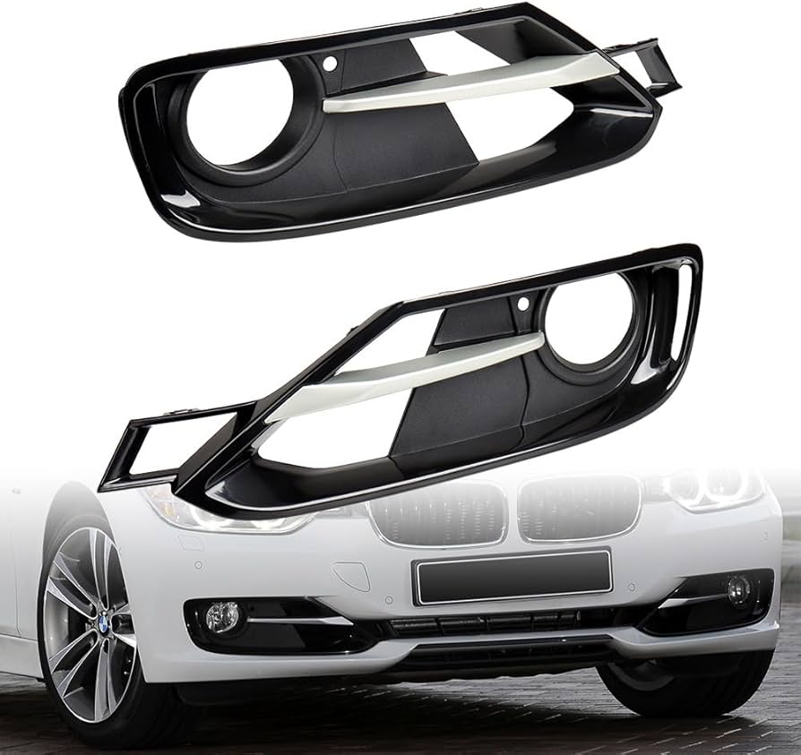 Fog Lamp Cover Left 51117300739 & Right 51117300740 Compatible With BMW 3 Series F30 2011-2018 Tag-FC-431