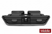 Black Ac Vent Grille Assembly Center 5E0820951  Right 5E0820951  Left 3VD819701  Rear 5ED819203 Left 5E0819701-A  Right 5E0819702-A Compatible With Skoda Octavia (New Model)