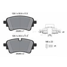 Front Brake Pad 2626503 80A698451F Compatible With AUDI A4 B9 (8W2, 8WC) | A4 / S4