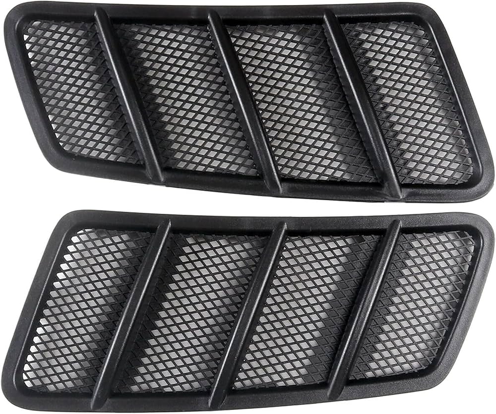 Hood Air Vent Grille Cover Left 1668800105 & Right 1668800205 Compatible With MERCEDES BENZ  M-CLASS W166 & GLE W166 & GLS W166 & GL-CLASS W166