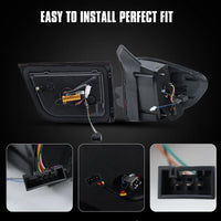 Upgrade Complete Tail Light Assy Set (Upgrade Normal To G30 Latest Style) Plug And Play No Need To Change Bumper Compatible With BMW E70 (2007-13) Tag No.6