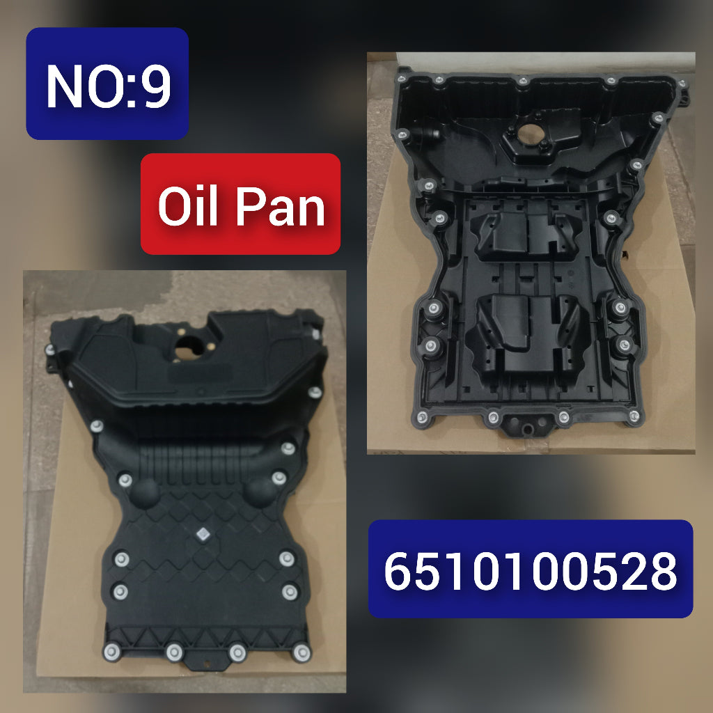 Oil Sump Pan  6510100528 A6510100528 Compatible With MERCEDES-BENZ C-CLASS W204 & CLS C218 & E-CLASS W212 Tag-OP-09