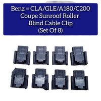 Coupe Sunroof Roller Blind Cable Clip (Set of 8)  Compatible With Mercedes-Benz