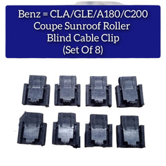 Coupe Sunroof Roller Blind Cable Clip (Set of 8)  Compatible With Mercedes-Benz