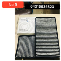 Cabin Air Filters 64316935823 & E2963LC & LA197 64316935823 64319171858 64319174371 Compatible With BMW 5 (E60) & 6 (E63) Tag No.9