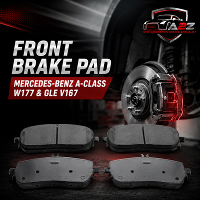 Front Brake Pad A0004202205 2296201 2294401 P050152 Compatible With MERCEDES-BENZ A-CLASS W177 & GLE V167
