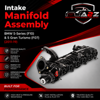 Intake Manifold Assembly 11617811909 7811909 Compatible With BMW 5 Series (F10) & 5 Gran Turismo (F07) & 7 Series (F01, F02, F03, F04) & X3 (F25) & X5 (F15, F85) & X6 (F16, F86)