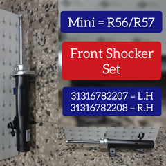 Front Shock Absorber Set Left 31316782207 & Right 31316782208 Compatible With MINI (R56) & MINI Convertible (R57) (1PCS)