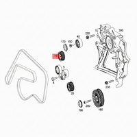 Belt Idler Pulley 6512000670 6512000770 6512001870 Compatible with MERCEDES-BENZ Tag no : 18