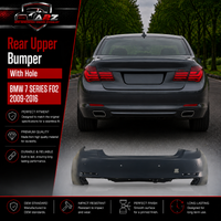 Rear Upper Bumper With Hole 51127209926 Compatible With BMW  7 SERIES F02 2009-2016 Tag No.111A
