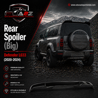 Rear Spoiler (Big) Compatible With Land Rover Defender L633 (2020-2024)