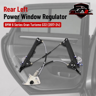 Rear Left Power Window Regulator 51358494805 Compatible with BMW 6 Series Gran Turismo G32
