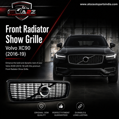 Front Radiator Show Grille High Configuration 31408442 Compatible With Volvo XC90 (2016-19)