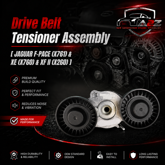 Belt Tensioner With Pulley LR003651 Compatible with JAGUAR F-PACE (X761) & XE (X760) & XF II (X260)