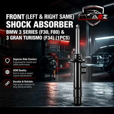 Front (Left & Right Same)  Shock Absorber 31316791551 31316799583 31306850903 31316856696 Compatible With BMW 3 Series (F30, F80) & 3 Gran Turismo (F34) (1PCS)