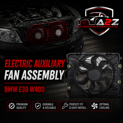 Electric Auxiliary Fan Assembly 64546921395 Compatible With BMW E39 W400