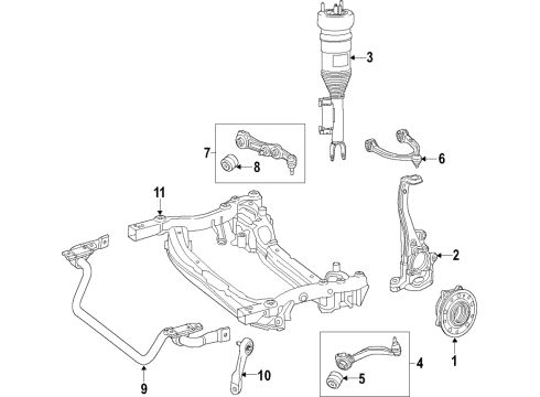 Front Left Air Suspension Shock Absorber Strut 2133201901 Compatible With MERCEDES-BENZ E-CLASS W213 T-2