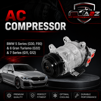 AC Compressor 64525A58A55 64526822847 64526926545 64526995918 64526996950 64527945819 64527945863 64529375057 64529890655 Compatible With BMW 5 Series (G30, F90) & 6 Gran Turismo (G32) & 7 Series (G11, G12)