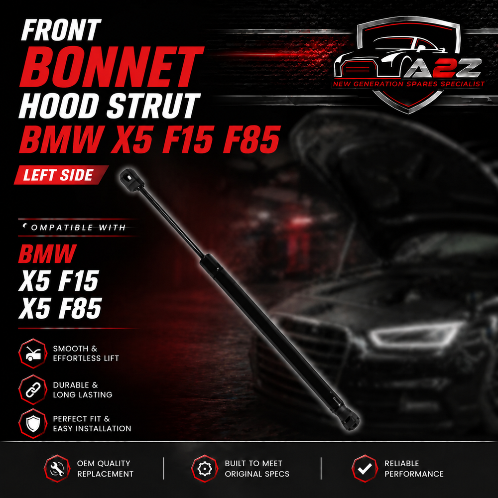Front Bonnet Hood Strut Set 51237294524 Compatible With BMW X5 (F15, F85)