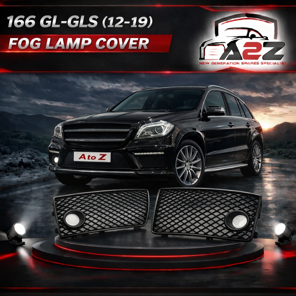 Fog Lamp Cover Left 1668854422 & Right 1668854522 A1668854422 Compatible With Mercedes Benz (W166) GL-Class (2012-2015) Tag No.222