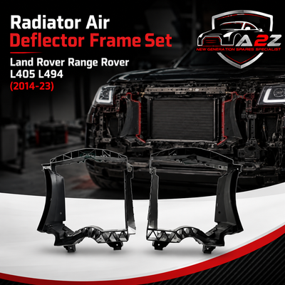 Radiator Air Deflector Frame Set Left LR034578 & Right LR034556 Compatible With Land Rover Range Rover L405 L494 (2014-23)