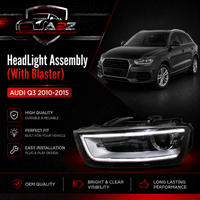 Headlight Headlamp Left 8UD941005  & Right 8UD941006 (With Blaster) Compatible With AUDI Q3 2010-2015