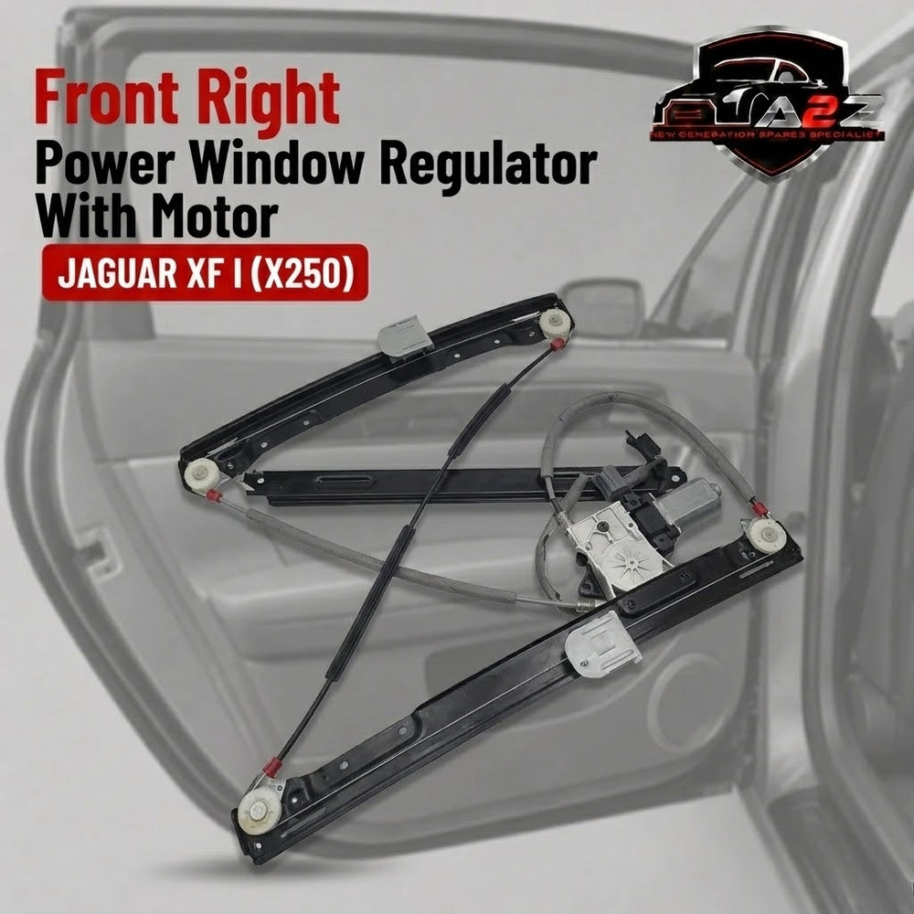 Front Right Power Window Regulator With Motor C2Z31200 Compatible with JAGUAR XF I (X250)