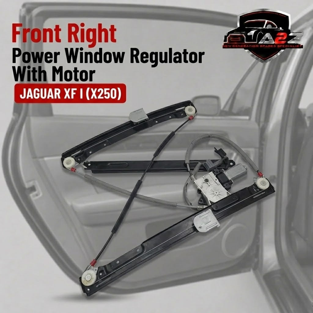 Front Right Power Window Regulator With Motor C2Z31200 Compatible with JAGUAR XF I (X250)