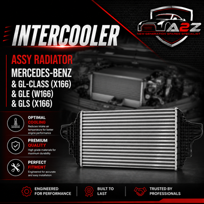 Intercooler Assy Radiator A0995002800 0995002800 & 0995002600 Compatible With MERCEDES-BENZ & GL-CLASS (X166) & GLE (W166) & GLS (X166)