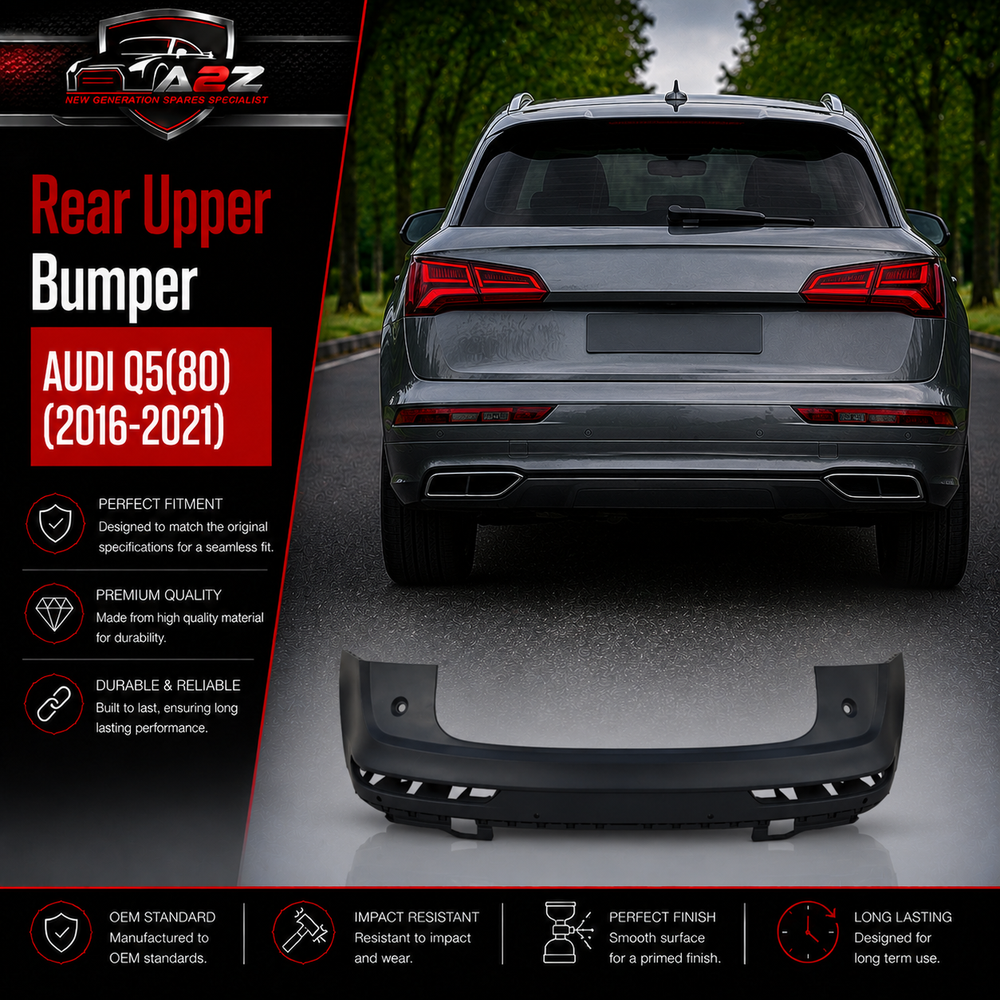 Rear Upper Bumper 80A807067D 80D807067D Compatible With AUDI Q5(80) (2016-2021) Tag No.224