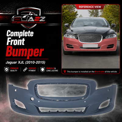 Complete Front Bumper C2D5386XXX Compatible With Jaguar XJL (2010-2015) Tag No.604