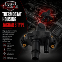 Thermostat (Thermostat Housing) JDE3972 Compatible With Jaguar Jaguar S-Type