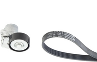 Multi RIB Belt Kit 6PK1130K3 Compatible With AUDI A3 Convertible, A3 Limousine, A4 B8, A4 B9, A6 C7, Q2, Q3 Sportback, Q5 (FYB, FYG), Q7 (4MB, 4MG, 4MQ), TT (FV3, FVP) (CONTINENTAL)