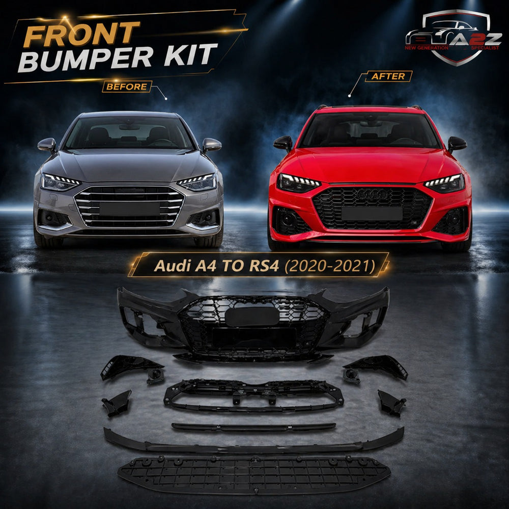 Front Bumper Kit Compatible With Audi A4 To RS4 {2020-2021}  FBK.6