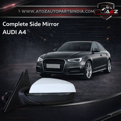 Mirror Assembly  Electric Folding/Turn Signal Complete Door wing Mirror Left & Right (8 Pin) Compatible With AUDI A4 Tag-SMA-158