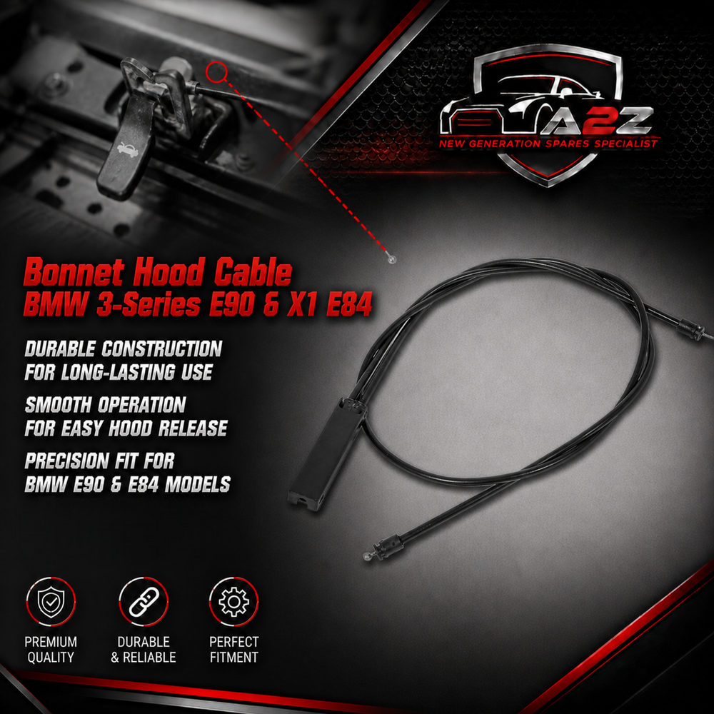 Bonnet Hood Cable 51237184432/51237060552 Compatible With BMW 3-Series E90 & X1 E84