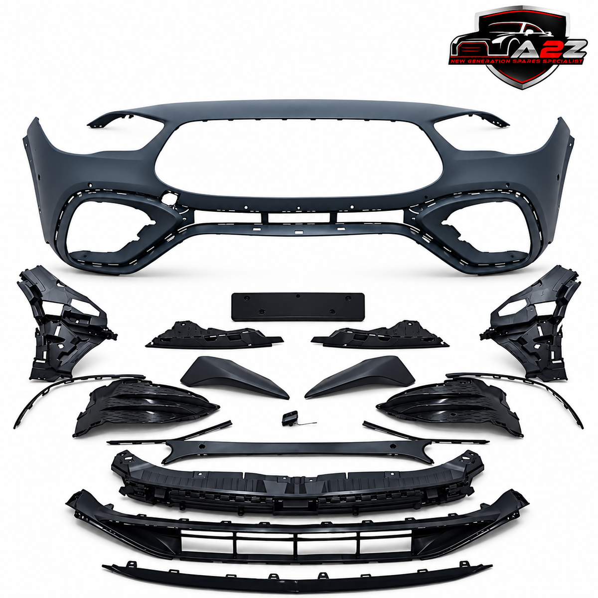 Front Bumper Kit 2478804508 Compatible With Mercedes Benz W247 GLA Upgrade To Mercedes Benz AMG (2021-2023) Tag No.FBK.214 (Shipping Cost Not Included In Price)