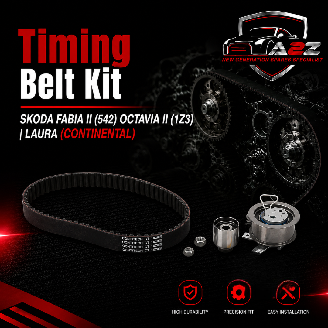 Timing Belt Kit CT1028K3 038198119A Compatible With Skoda Fabia II (542) Octavia II (1Z3) | LAURA (CONTINENTAL)