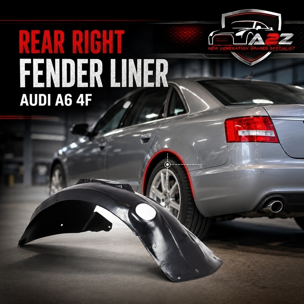 Rear Right Fender Liner 4F0821134P  Compatible With AUDI A6 4F Tag-FEA-07