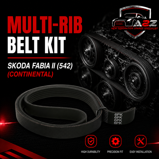 Multi Rib Belt Kit 6PK1873K1 Compatible With SKODA FABIA II (542) (CONTINENTAL)