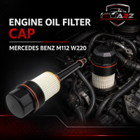 Engine Oil Filter Cap 1121800710 Compatible With Mercedes Benz M112 W220
