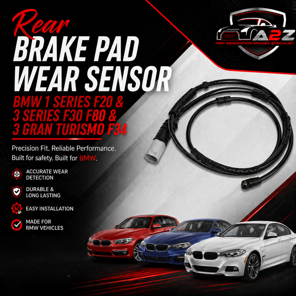 Rear Brake Pad Wear Sensor 34356792292 Compatible With BMW 1 Series F20 &  3 Series F30 F80 & 3 Gran Turismo F34