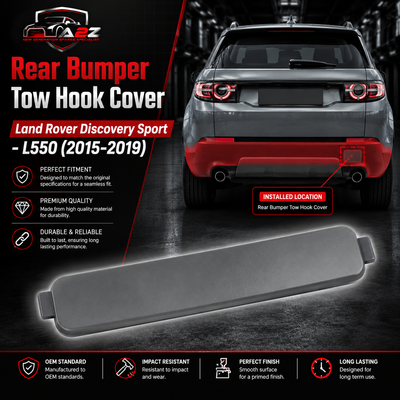 Rear Bumper Tow Hook Cover LR077791 Compatible With Land Rover Discovery Sport - L550 (2015-2019) Tag No.906