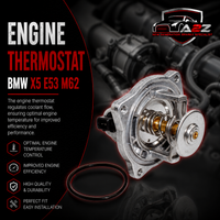 Engine Coolant Thermostat 11531436386 Compatible With BMW X5 E53 M62