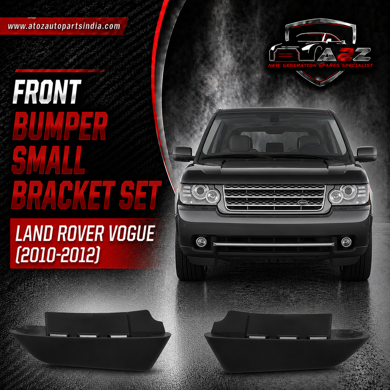 Front Bumper Small Bracket Left LR020486 & Right LR020485 Compatible With LAND ROVER VOGUE (2010-2012)