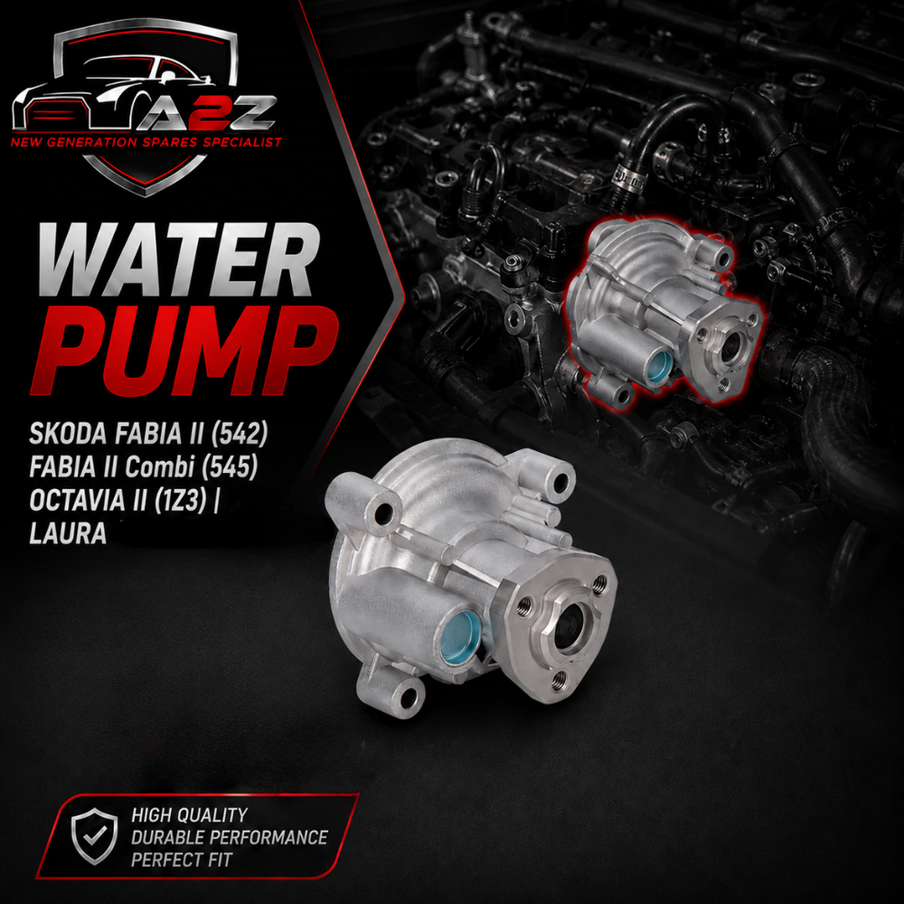 Water Pump WPS3003 03C121005S & 03C121005K & 03C121005B & 03C121005C & 03C121005D Compatible With SKODA FABIA II (542) FABIA II Combi (545) OCTAVIA II (1Z3) | LAURA (CONTINENTAL)