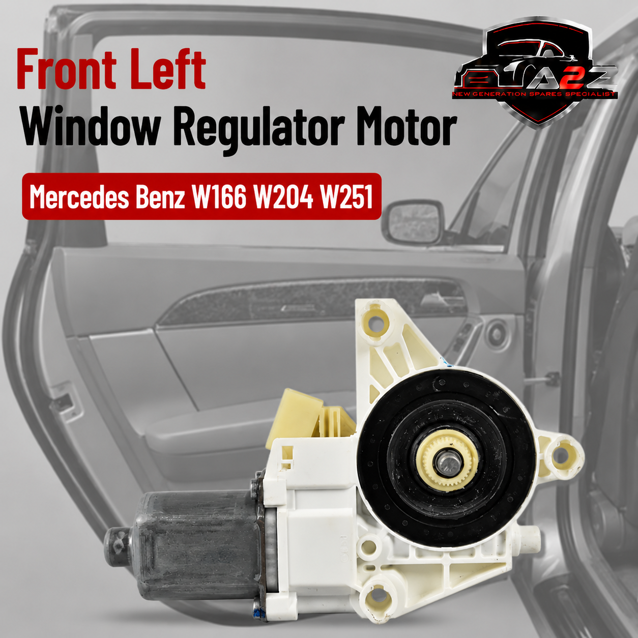 Front Left Window Regulator Motor 2518200742 Compatible With Mercedes Benz W166 W204 W251