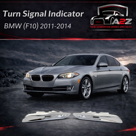 Additional Turn Indicator Lamp Left 63137154167 & Right 63137154168 Compatible with BMW 5 Series (F10) 2011-2014 Tag-FBL-01