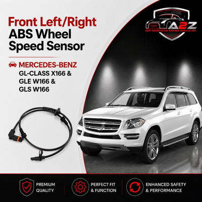 Front Left/Right ABS Wheel Speed Sensor 1665400217 1669052601 1669054002 A1665400217 A1669052601 A1669054002 Compatible With MERCEDES-BENZ GL-CLASS X166 & GLE W166 & GLS W166